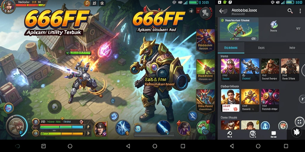 Screenshot utama 666FF menampilkan antarmuka yang bersih dan fitur-fitur unggulan.