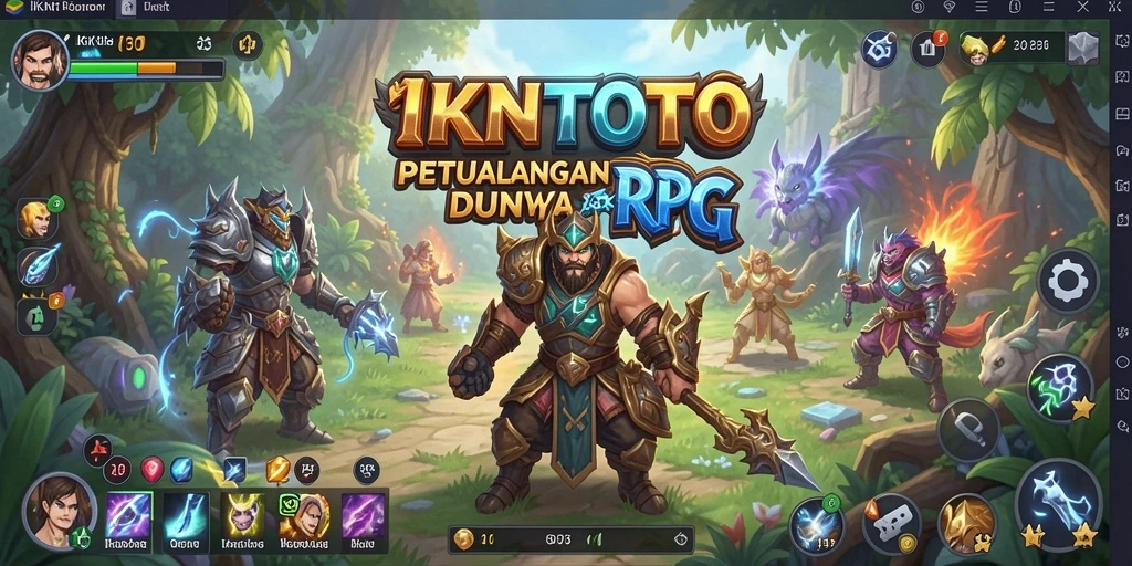 Tampilan gameplay RPG seru dari IKNTOTO dengan grafis menawan.