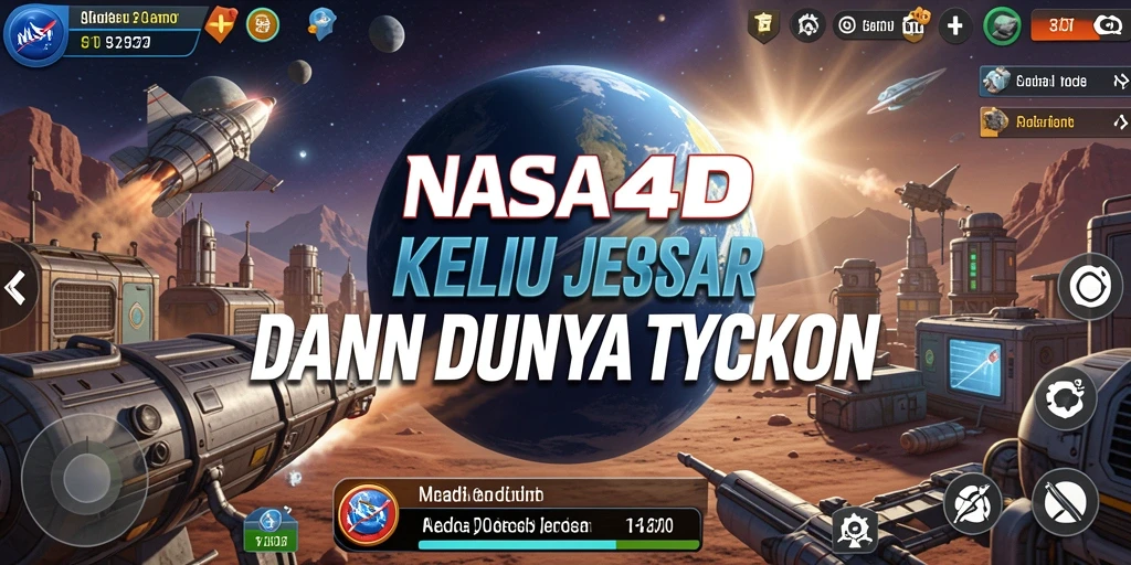 Gameplay menarik dari NASA4D dengan elemen Tycoon yang mendebarkan.