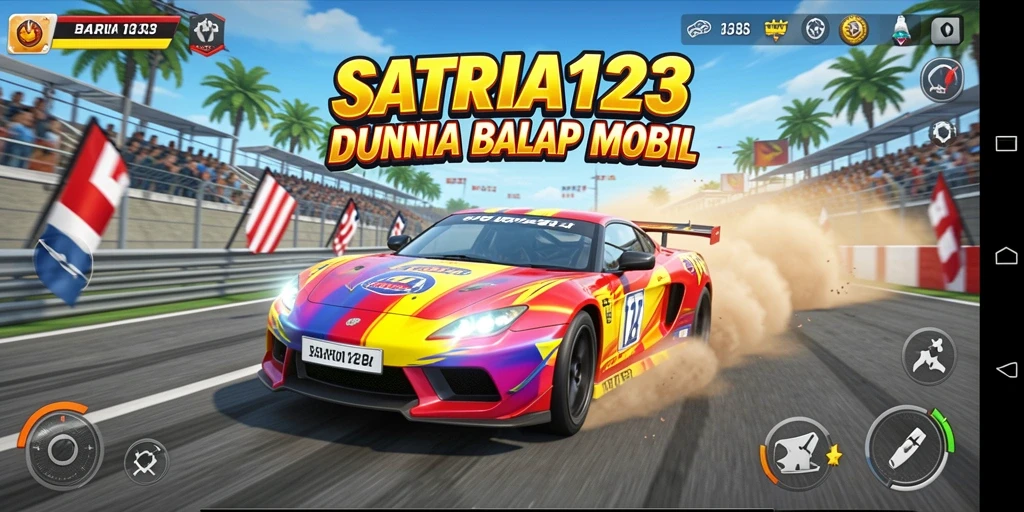 Gameplay balapan mendebarkan di SATRIA123 yang penuh aksi.