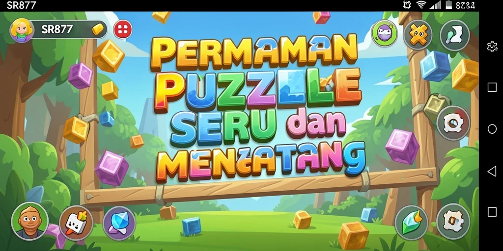 Gameplay SR877 yang menampilkan serangkaian teka-teki yang membuat ketagihan.