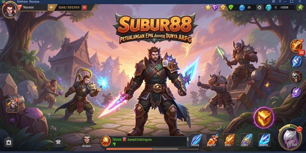 Gameplay SUBUR88 yang mendebarkan dengan aksi petualangan seru.